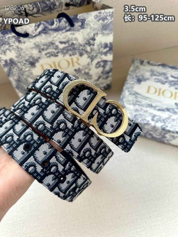 Dior belt 35mmX95-125cm 8L (392)