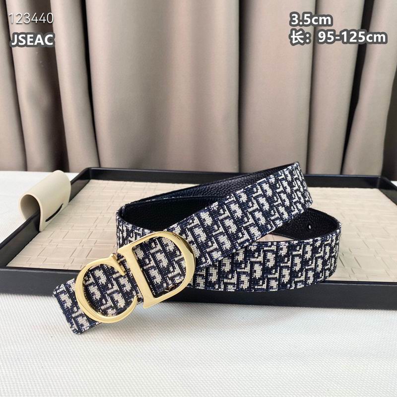 Dior belt 35mmX95-125cm 8L (419)