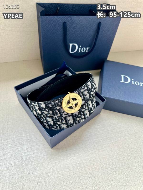 Dior belt 35mmX95-125cm 8L (43)