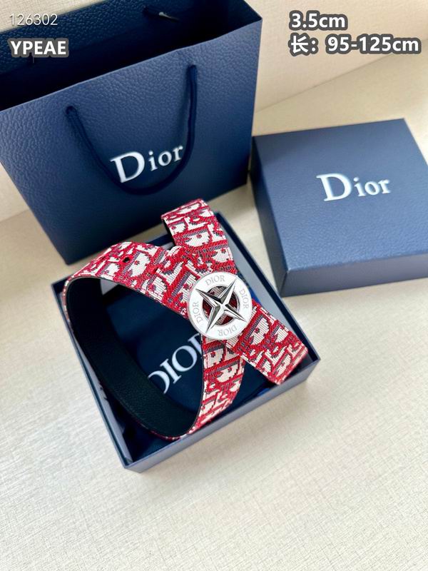 Dior belt 35mmX95-125cm 8L (52)
