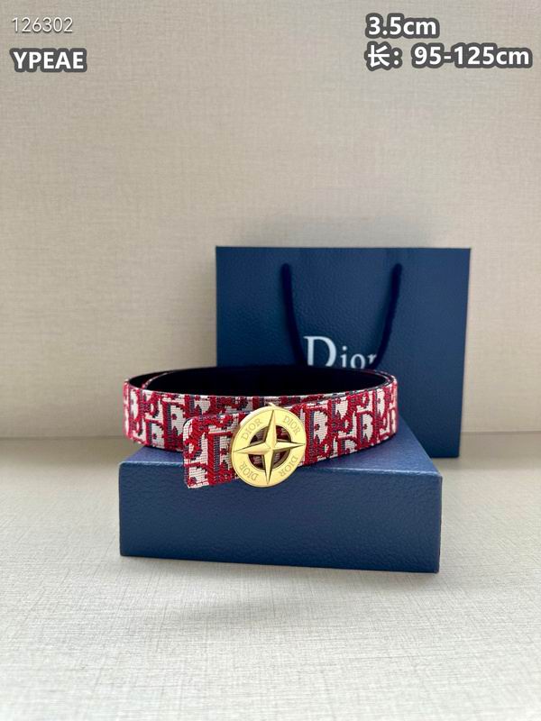 Dior belt 35mmX95-125cm 8L (54)