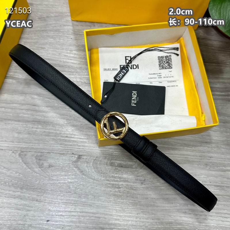 Fendi belt 20mmX90-110cm 8L (222)