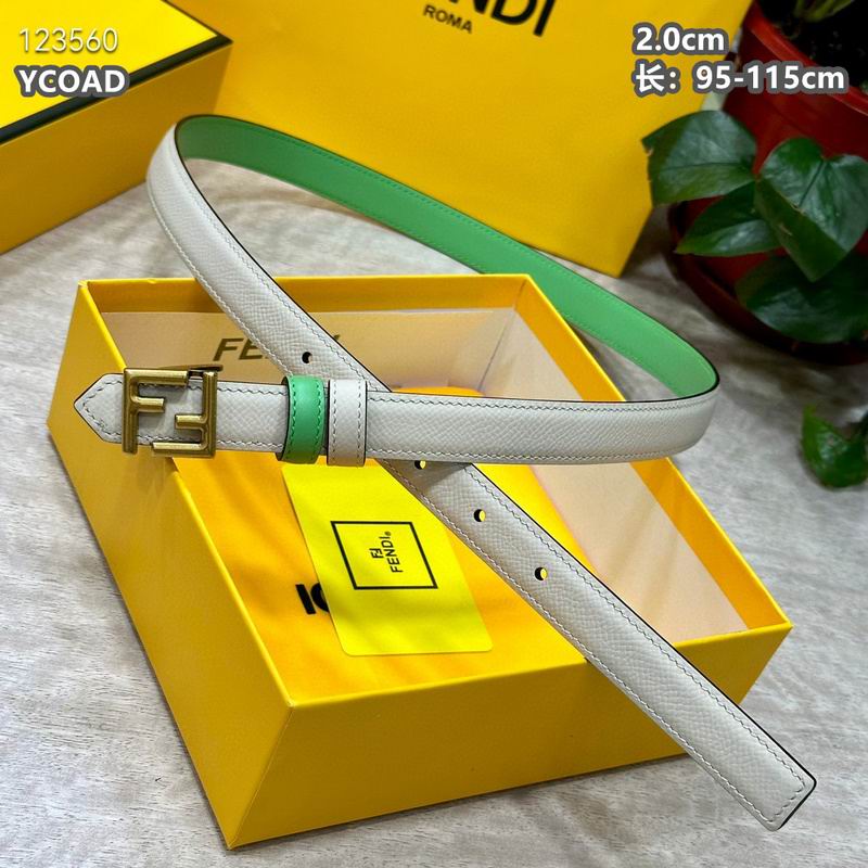 Fendi belt 20mmX95-115cm 8L (117)