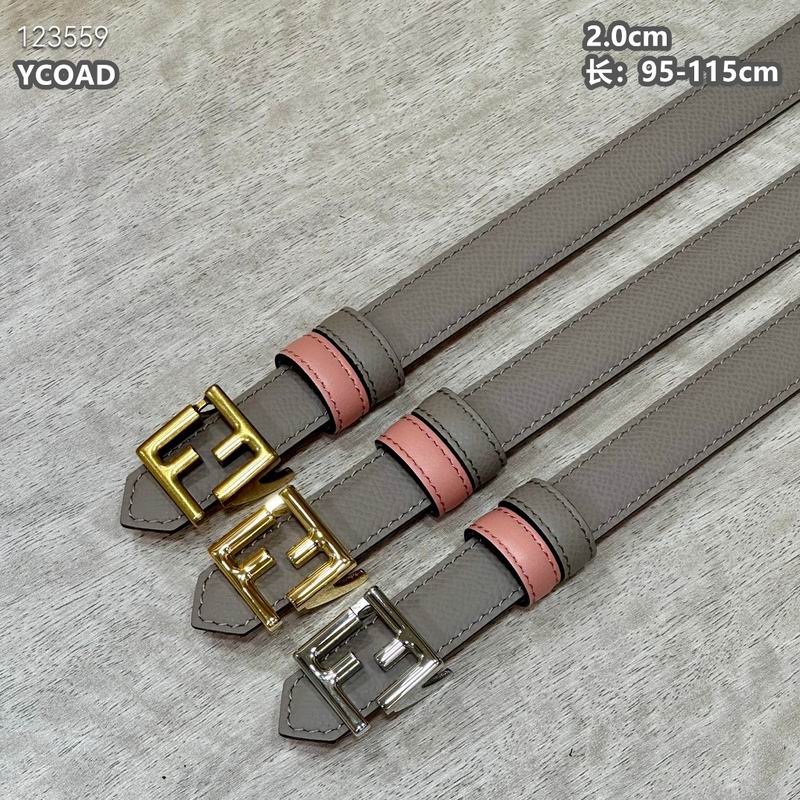 Fendi belt 20mmX95-115cm 8L (118)