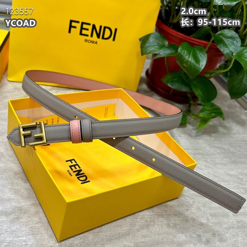 Fendi belt 20mmX95-115cm 8L (130)
