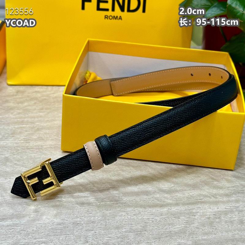 Fendi belt 20mmX95-115cm 8L (131)