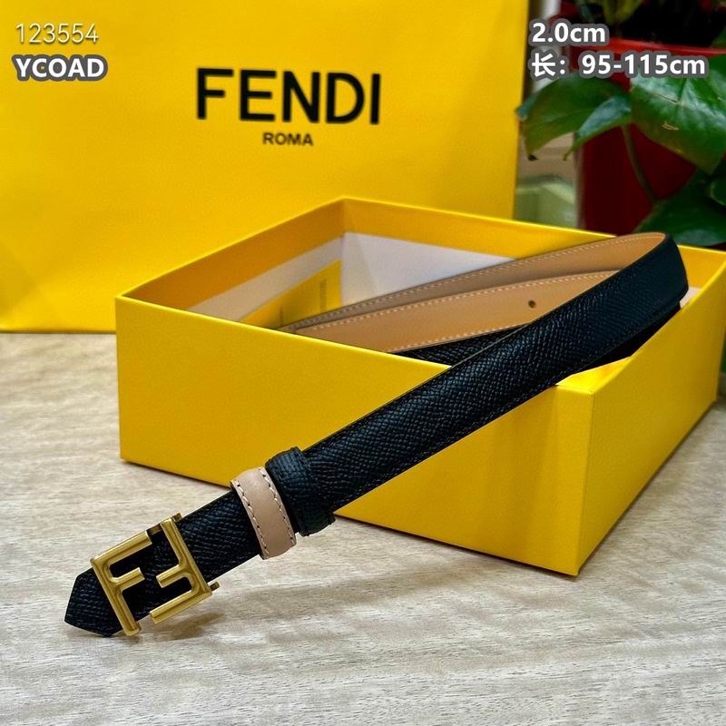 Fendi belt 20mmX95-115cm 8L (139)