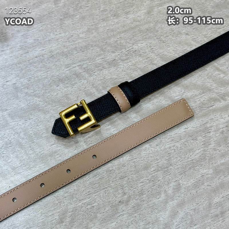 Fendi belt 20mmX95-115cm 8L (140)