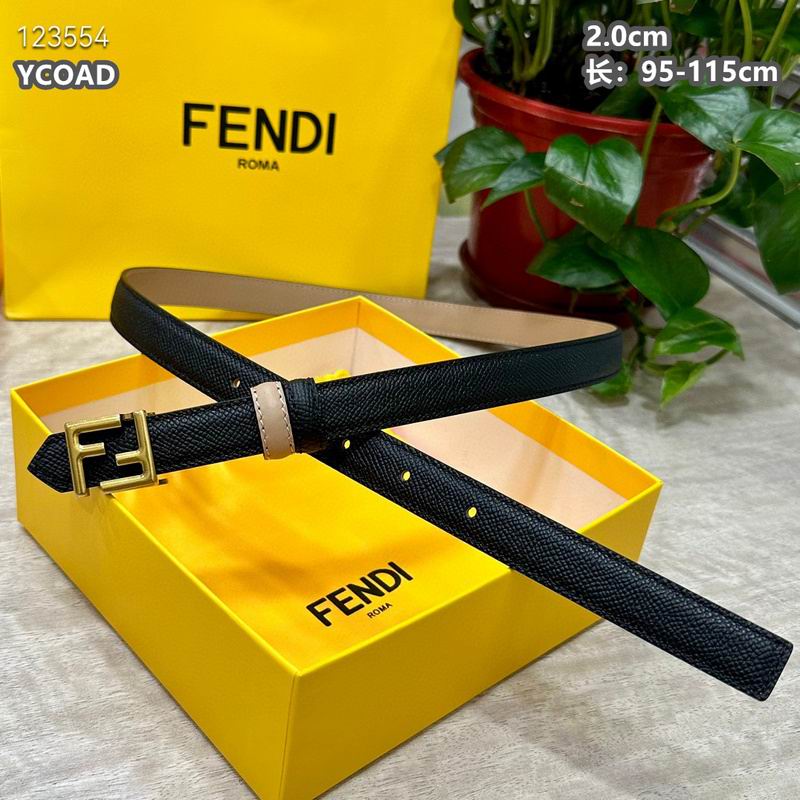 Fendi belt 20mmX95-115cm 8L (142)