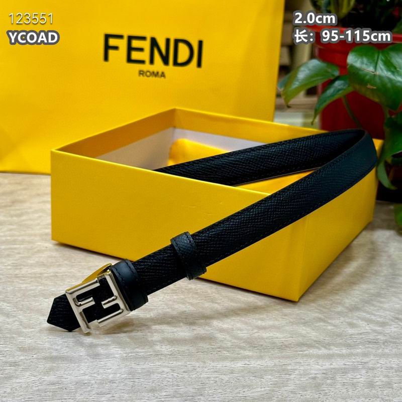 Fendi belt 20mmX95-115cm 8L (151)