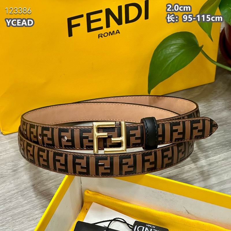 Fendi belt 20mmX95-115cm 8L (57)