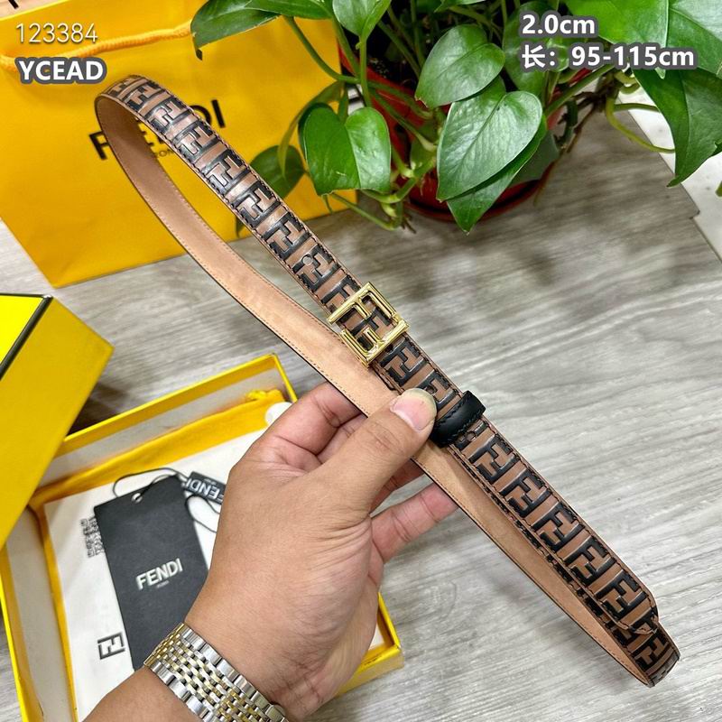 Fendi belt 20mmX95-115cm 8L (63)
