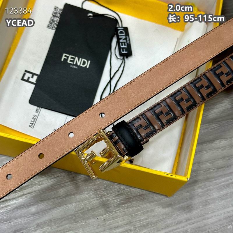 Fendi belt 20mmX95-115cm 8L (64)
