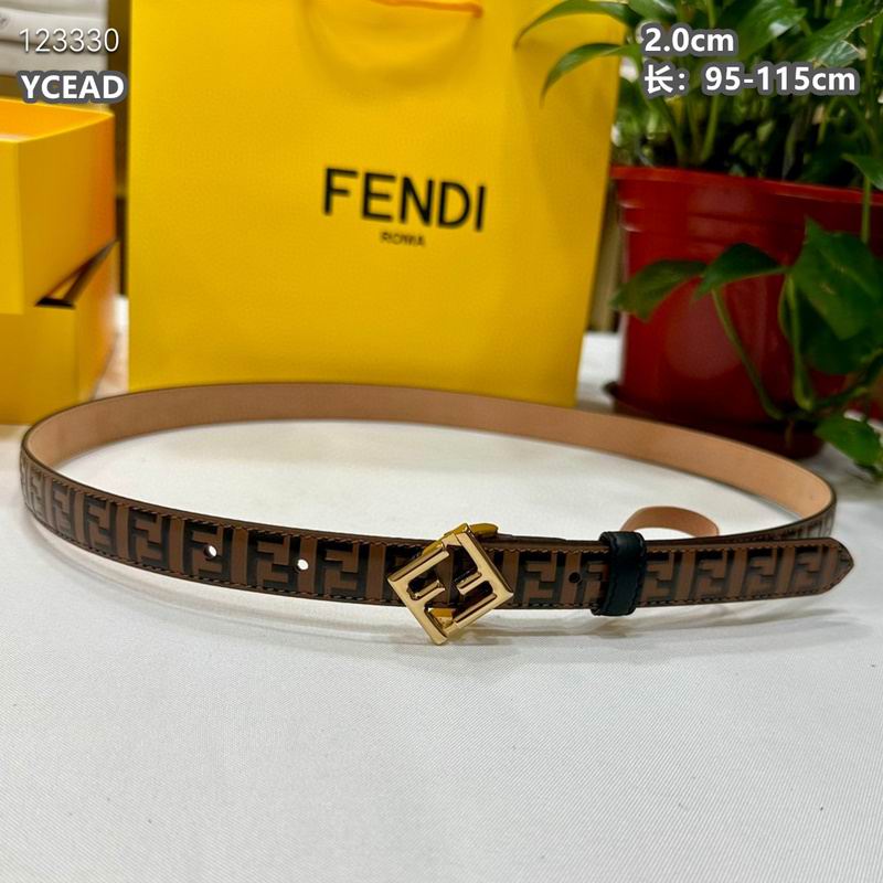 Fendi belt 20mmX95-115cm 8L (77)