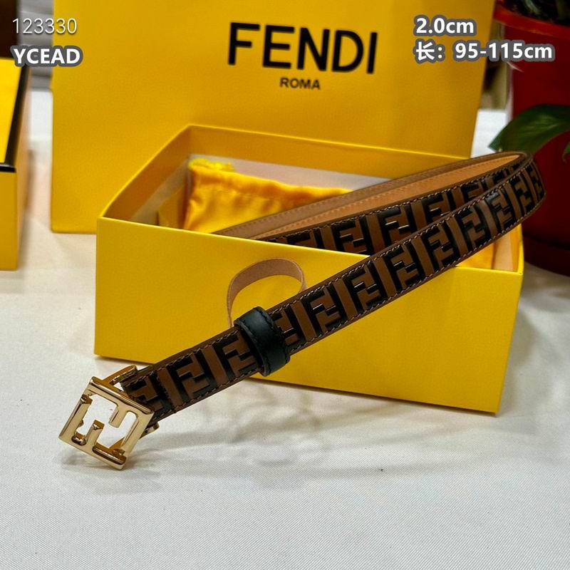 Fendi belt 20mmX95-115cm 8L (78)
