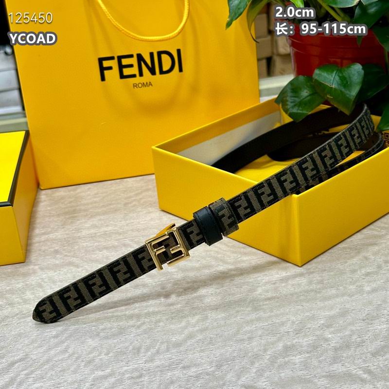 Fendi belt 20mmX95-115cm 8L (8)
