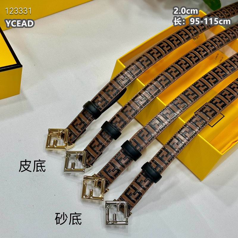 Fendi belt 20mmX95-115cm 8L (87)