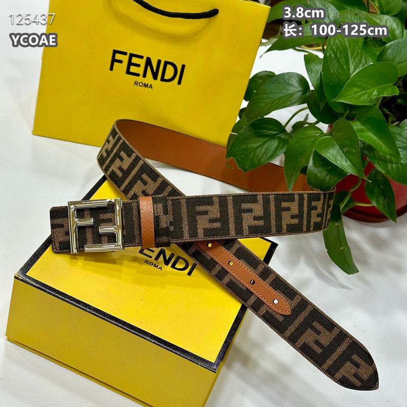 Fendi belt 38mmX100-125cm  8L (36)