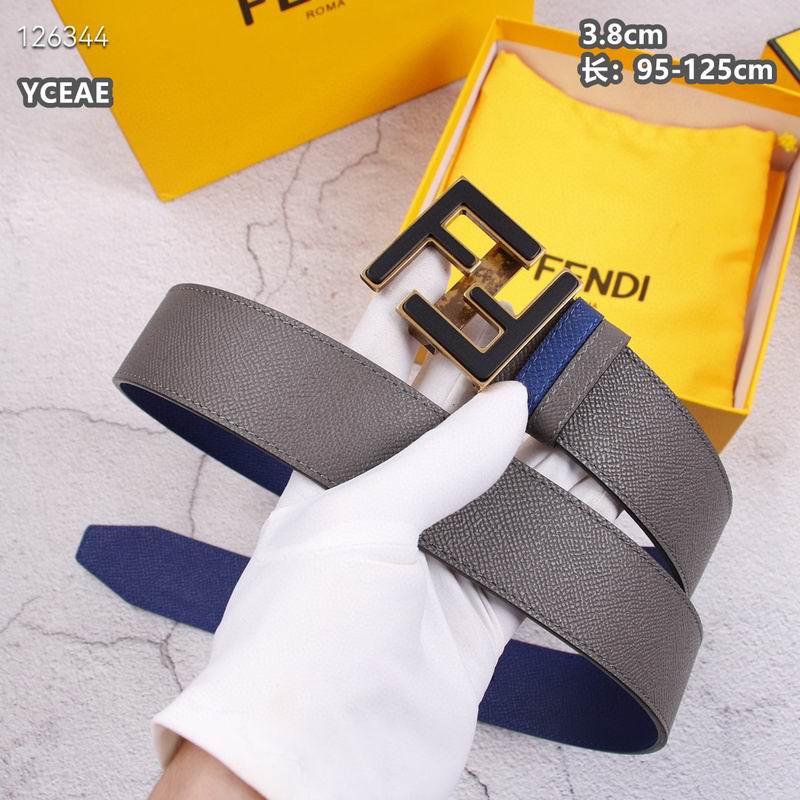 Fendi belt 38mmX95-125cm  8L (10)