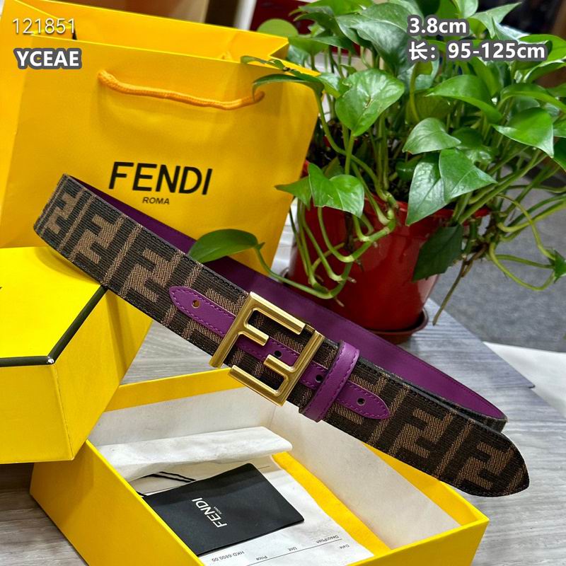 Fendi belt 38mmX95-125cm  8L (154)