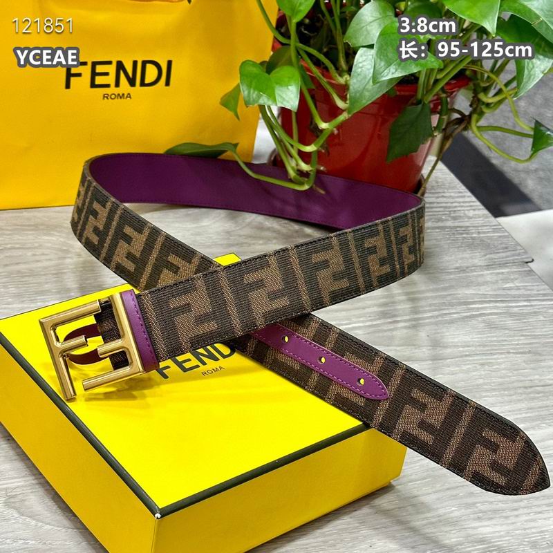 Fendi belt 38mmX95-125cm  8L (158)