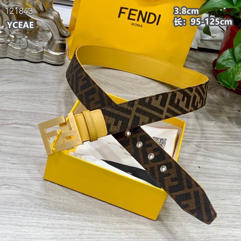 Fendi belt 38mmX95-125cm  8L (193)