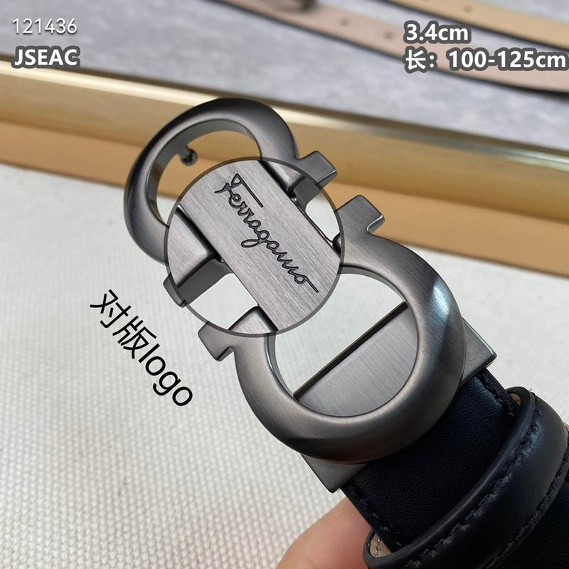 Ferragamo belt 34mmX100-125cm 8L (430)