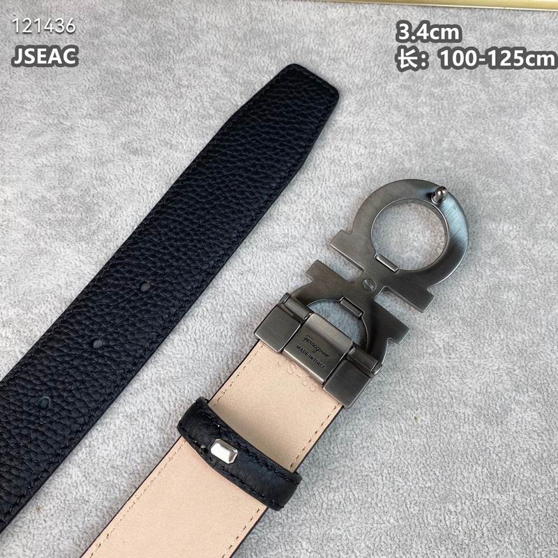 Ferragamo belt 34mmX100-125cm 8L (431)