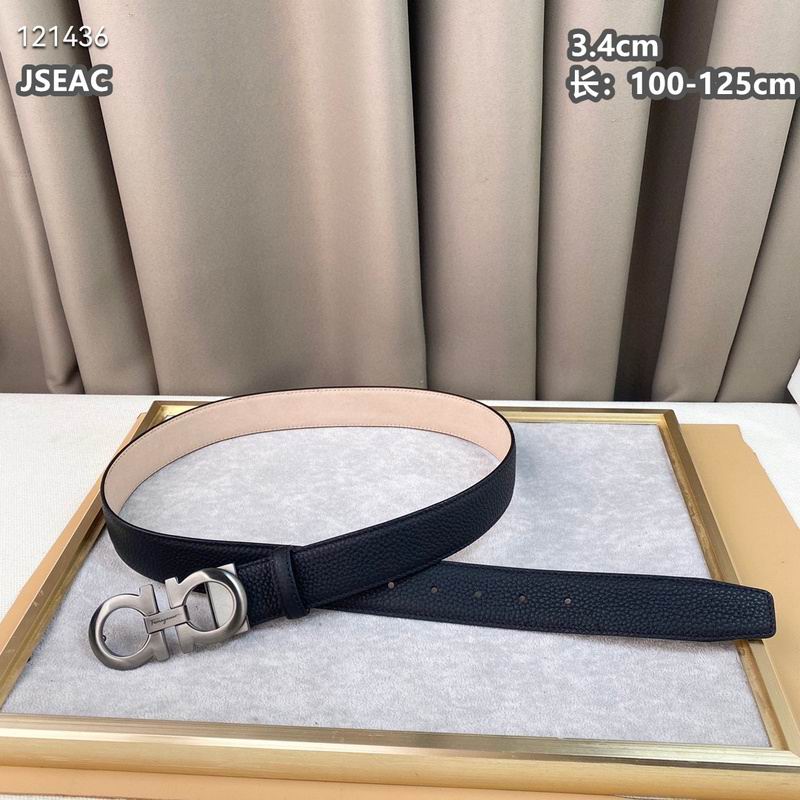 Ferragamo belt 34mmX100-125cm 8L (432)