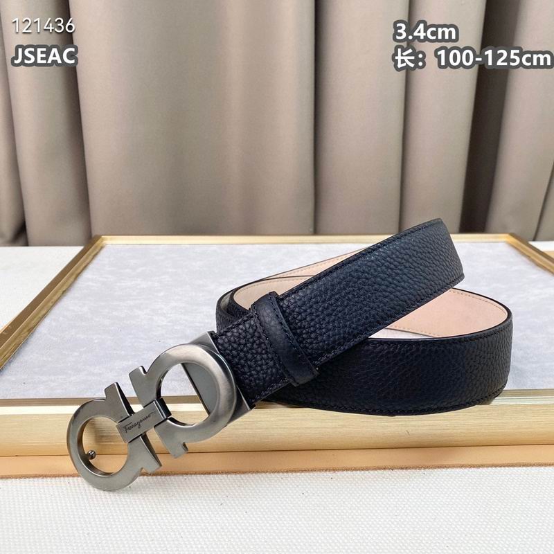 Ferragamo belt 34mmX100-125cm 8L (433)