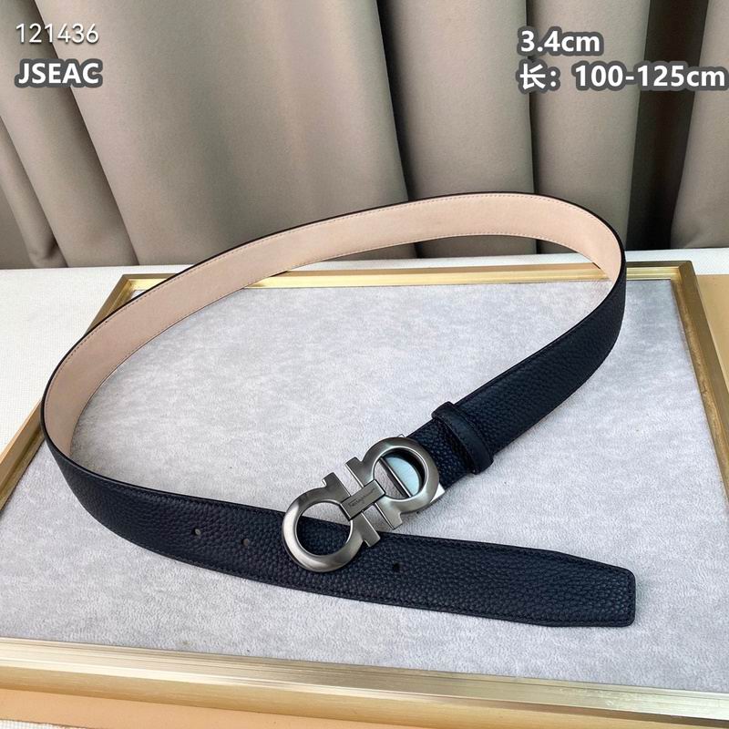 Ferragamo belt 34mmX100-125cm 8L (434)