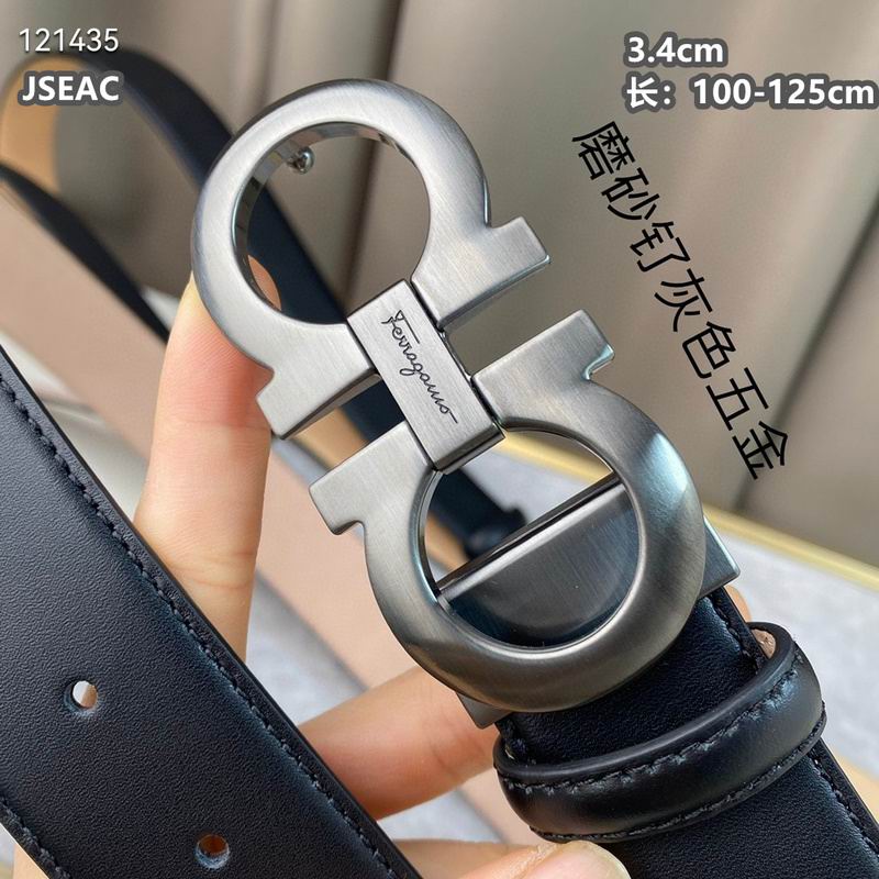 Ferragamo belt 34mmX100-125cm 8L (436)