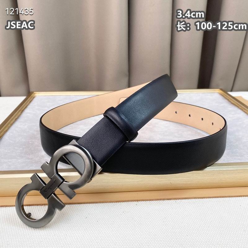 Ferragamo belt 34mmX100-125cm 8L (437)