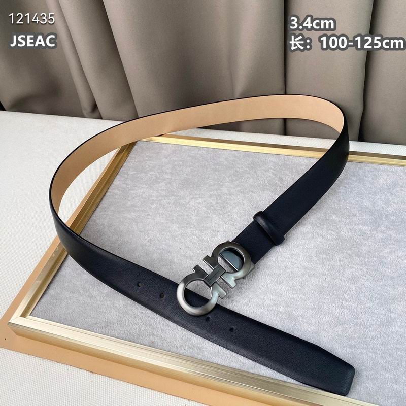 Ferragamo belt 34mmX100-125cm 8L (439)