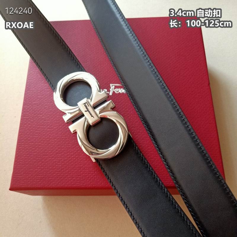 Ferragamo belt 34mmX100-125cm 8L (77)
