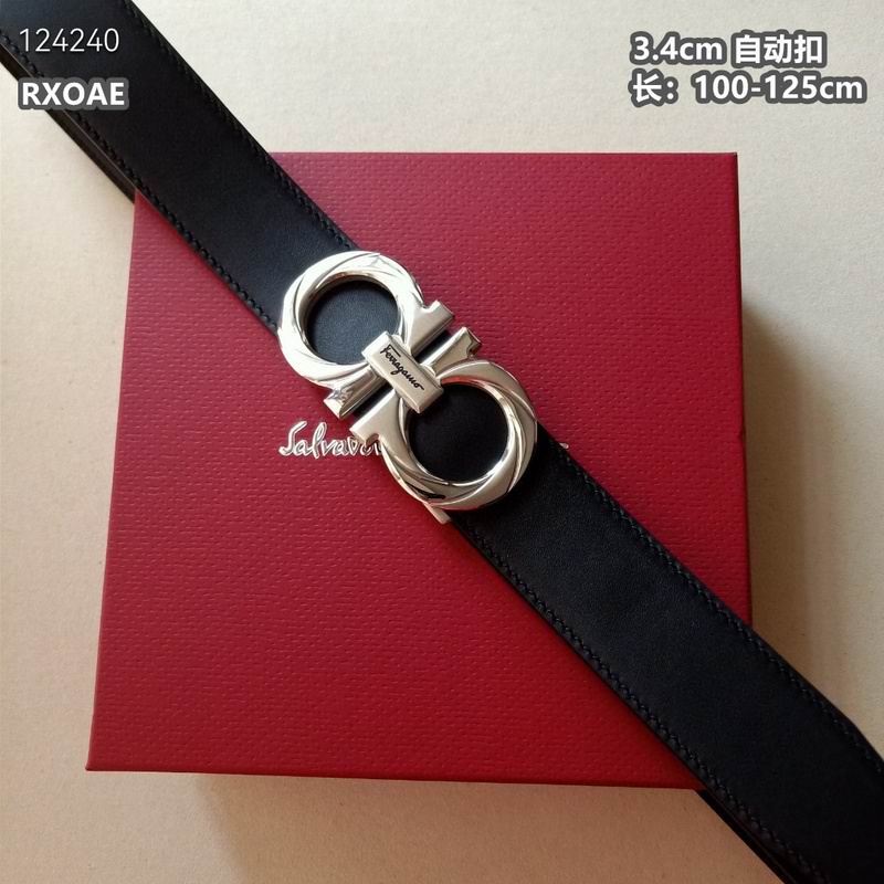 Ferragamo belt 34mmX100-125cm 8L (78)