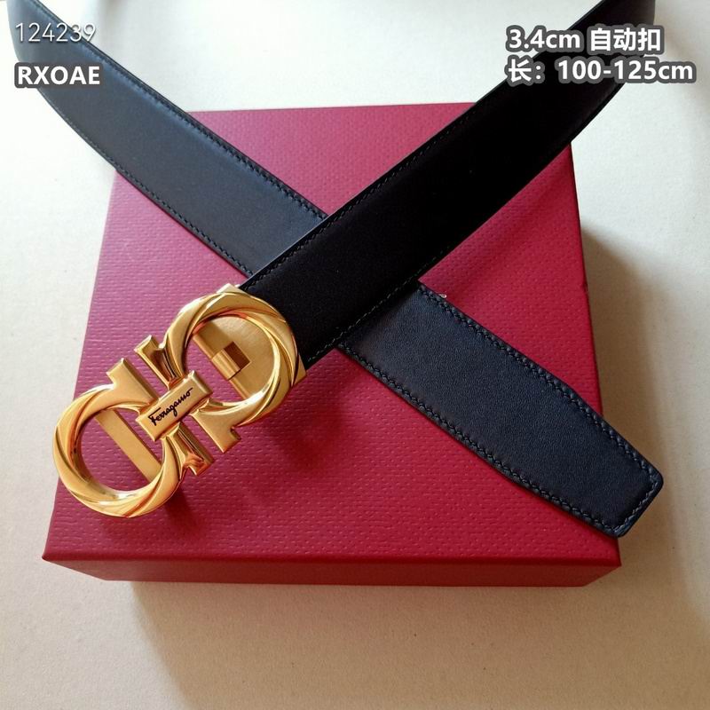 Ferragamo belt 34mmX100-125cm 8L (79)