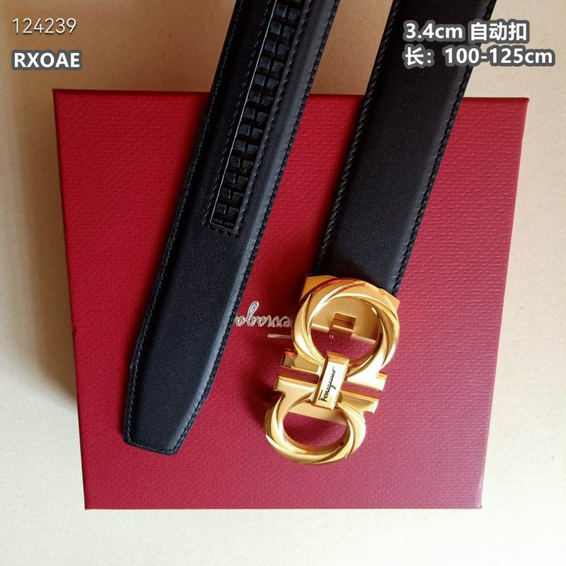 Ferragamo belt 34mmX100-125cm 8L (80)