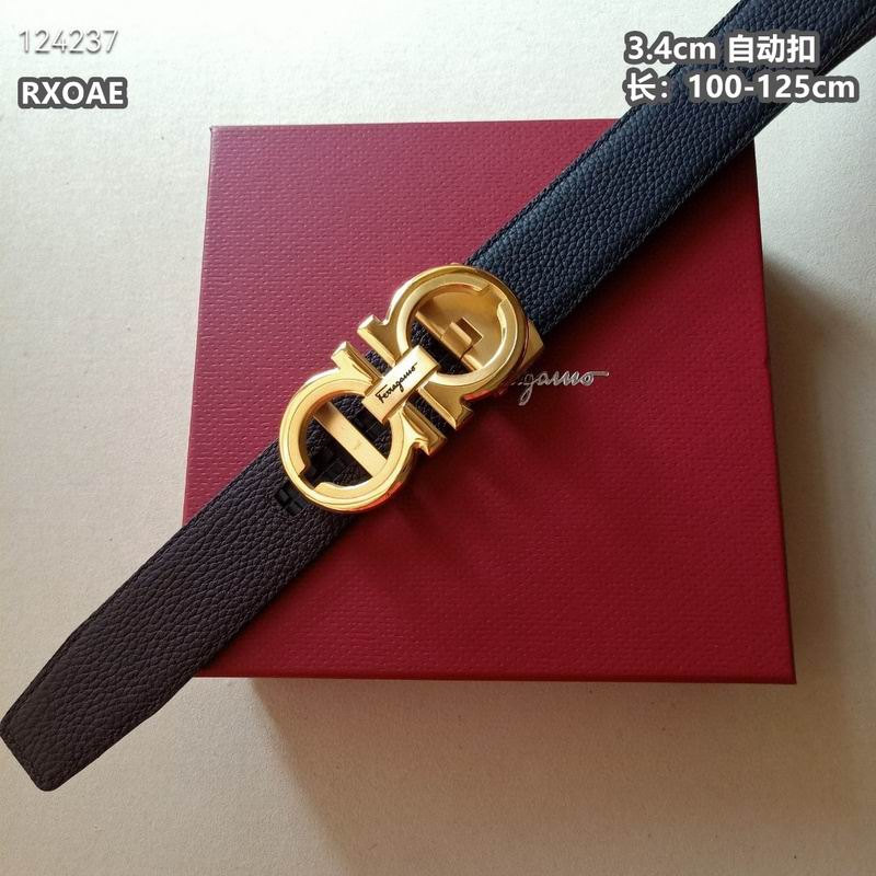 Ferragamo belt 34mmX100-125cm 8L (88)