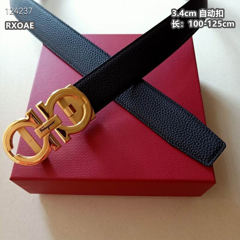 Ferragamo belt 34mmX100-125cm 8L (89)