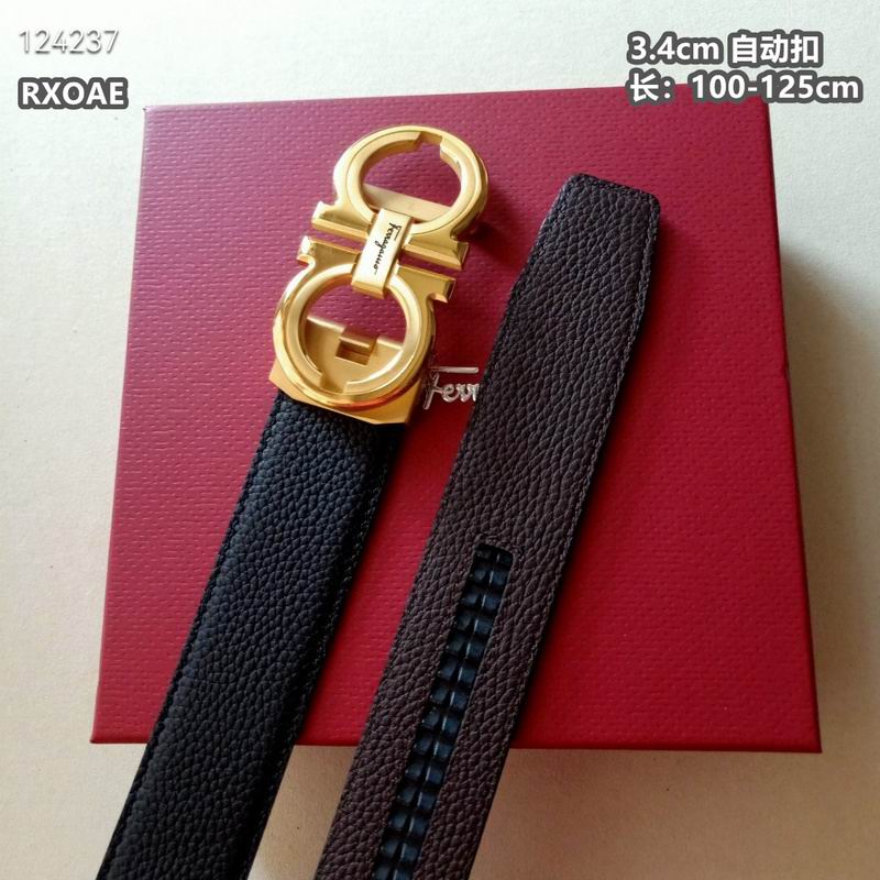 Ferragamo belt 34mmX100-125cm 8L (90)