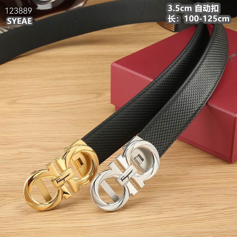 Ferragamo belt 35mmX100-125cm 8L (100)