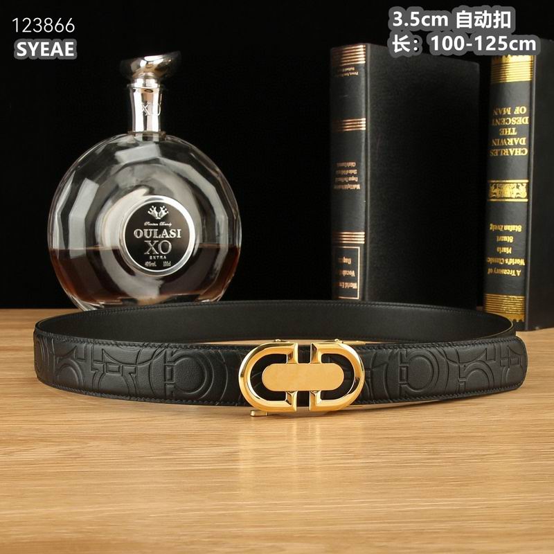 Ferragamo belt 35mmX100-125cm 8L (101)