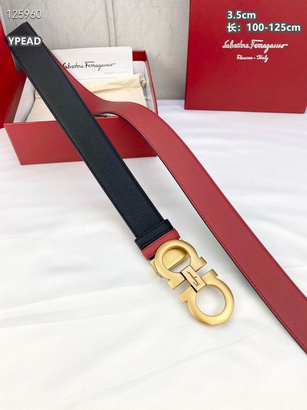 Ferragamo belt 35mmX100-125cm 8L (101)