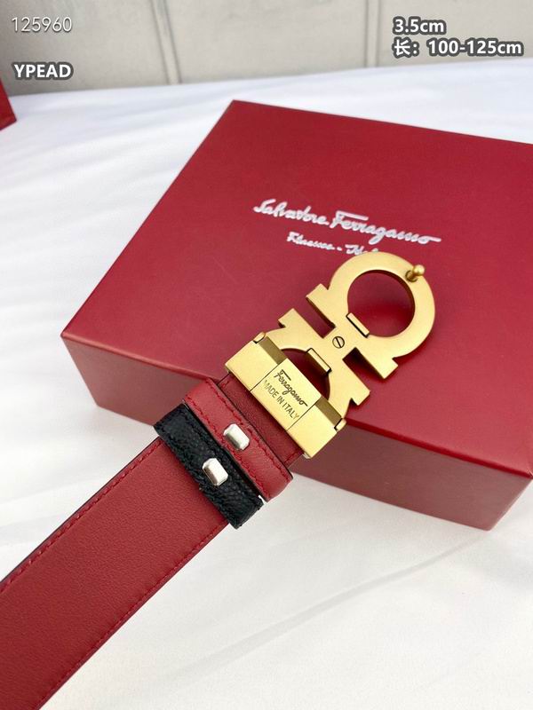 Ferragamo belt 35mmX100-125cm 8L (103)