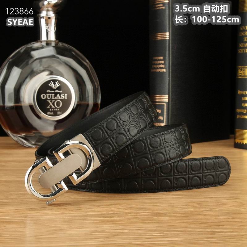 Ferragamo belt 35mmX100-125cm 8L (104)