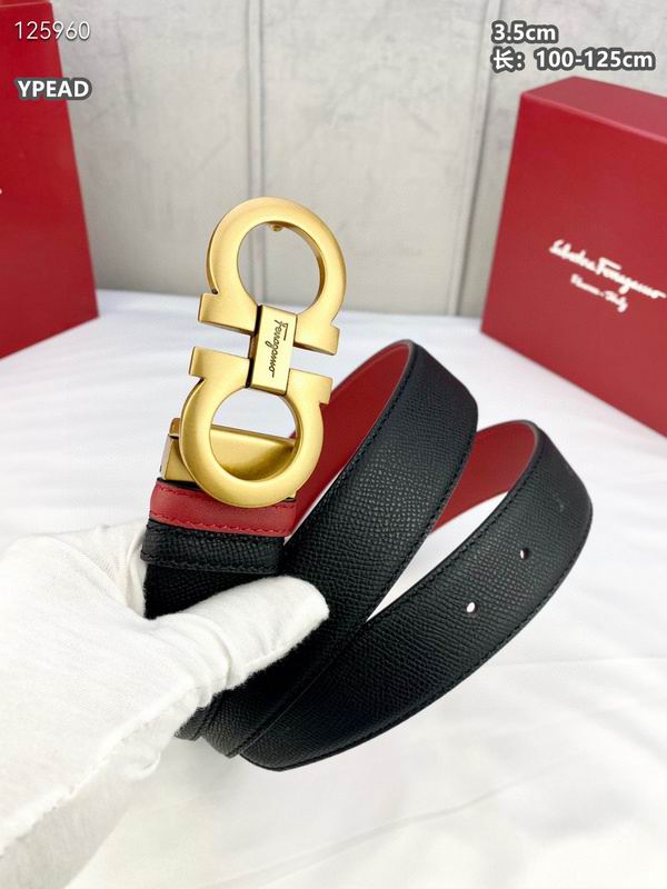 Ferragamo belt 35mmX100-125cm 8L (104)