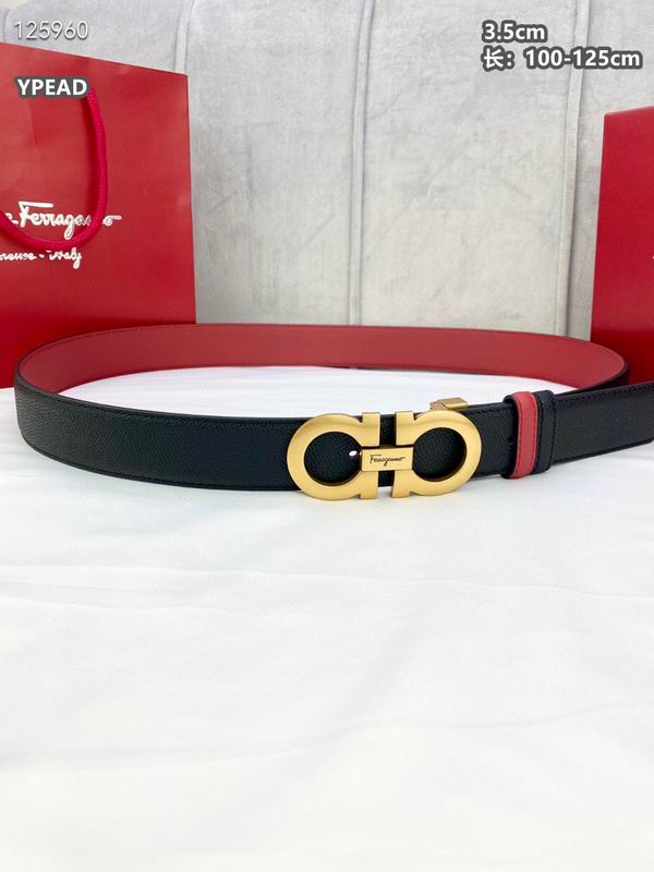 Ferragamo belt 35mmX100-125cm 8L (105)