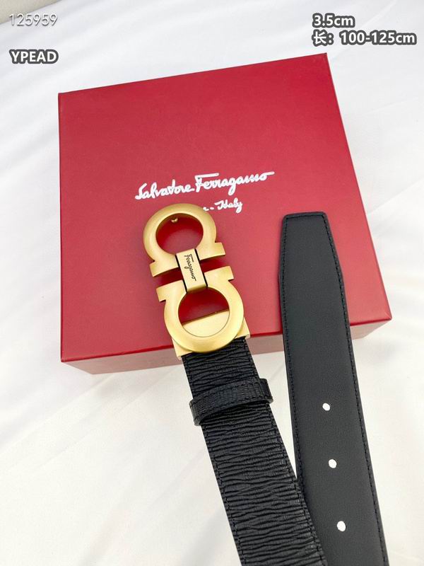 Ferragamo belt 35mmX100-125cm 8L (106)