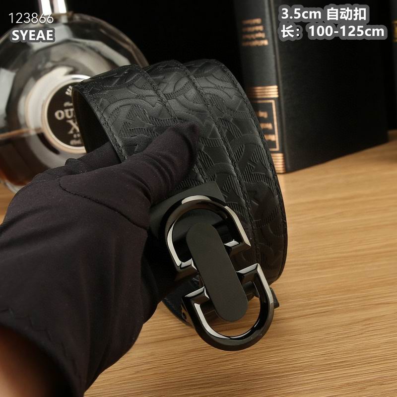 Ferragamo belt 35mmX100-125cm 8L (107)